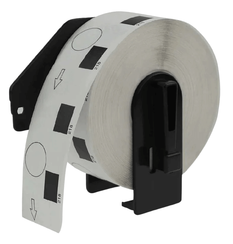 PixoJet Brother DK11218 Ø24 mm, 1.000 stk. Hvid adresseetiket