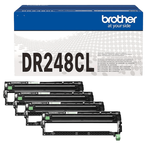 Brother Original DR248CL CMYK drum | Indhold: 30000 sider