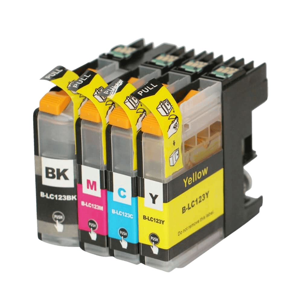 PixoJet Brother LC123 rabatpakke - 4 stk.