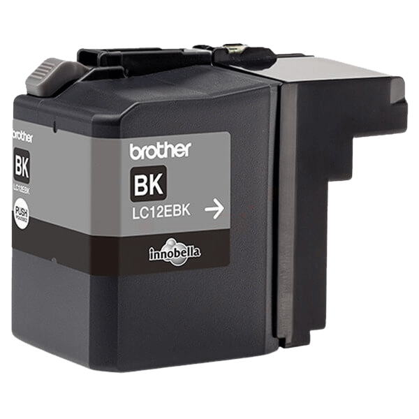 Brother Original LC12EBK sort blækpatron | Indhold: 2400 sider