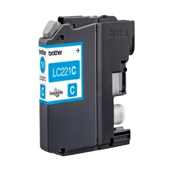 Brother Original LC221C cyan blækpatron | Indhold: 260 sider