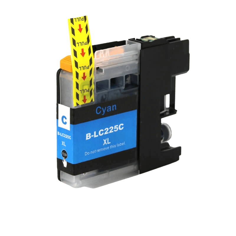 PixoJet Brother LC225C XL cyan blækpatron | Indhold: 15 ml.