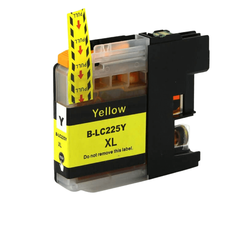 PixoJet Brother LC225Y XL gul blækpatron | Indhold: 15 ml.