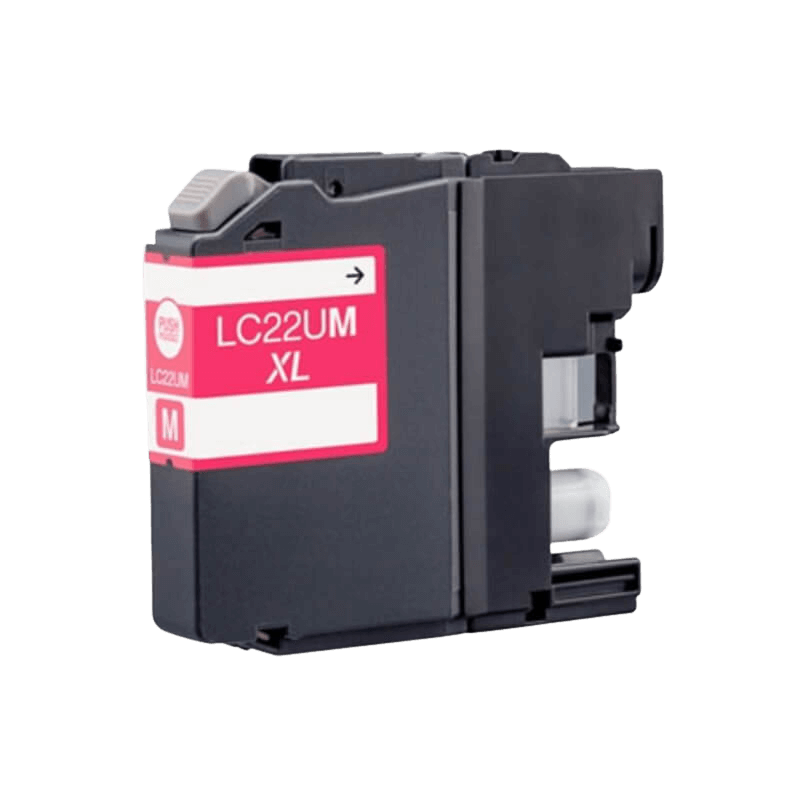 PixoJet Brother LC22UM magenta blækpatron | Indhold: 13 ml.