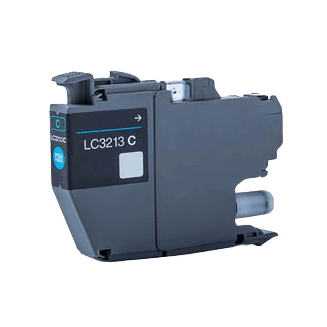 PixoJet Brother LC3213C cyan blækpatron | Indhold: 6,6 ml.