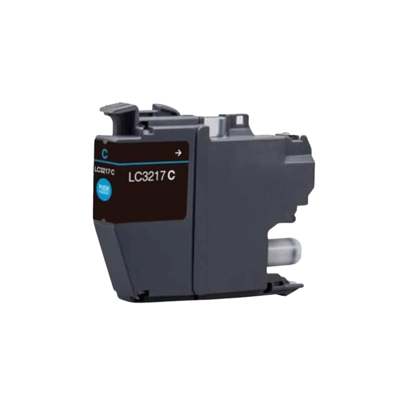 PixoJet Brother LC3217C cyan blækpatron | Indhold: 550 sider
