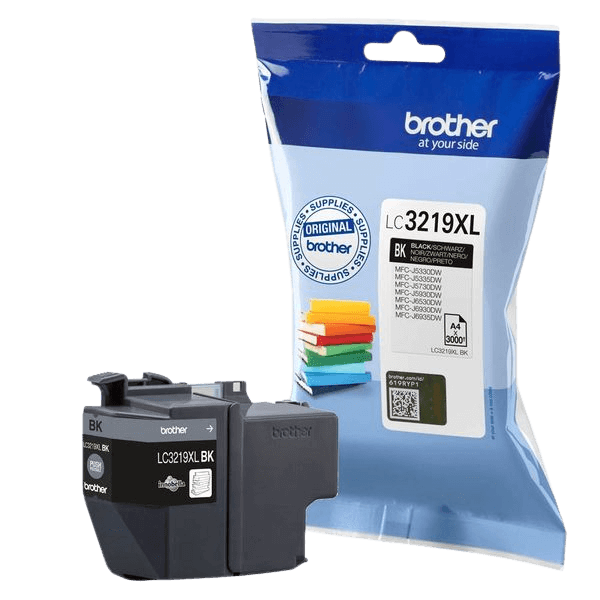 Brother Original LC3219XLBK sort blækpatron | Indhold: 3000 sider