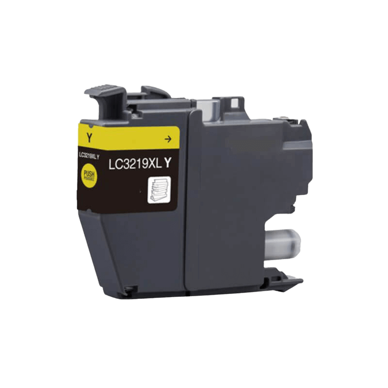 PixoJet Brother LC3219XLY gul blækpatron | Indhold: 1500 sider