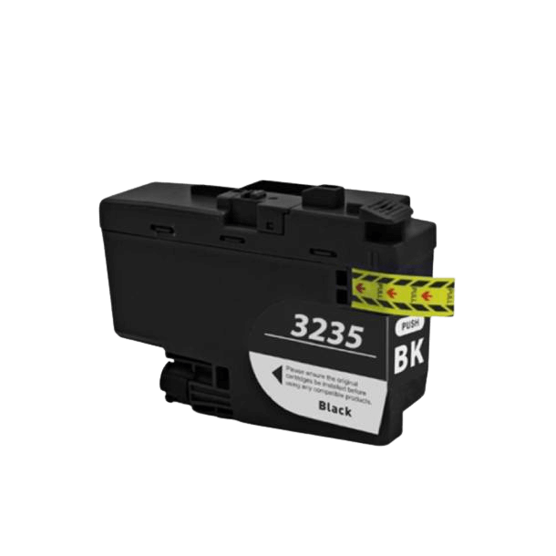 PixoJet Brother LC3235XLBK sort blækpatron | Indhold: 130 ml.