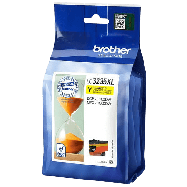 Brother Original LC3235XLY gul blækpatron | Indhold: 5000 sider