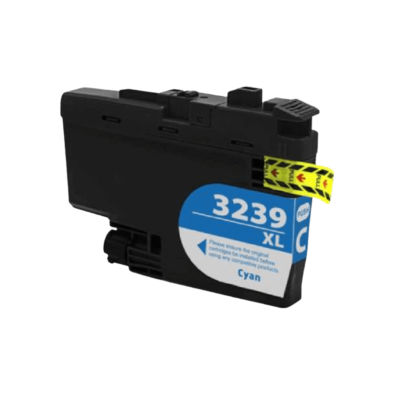 PixoJet Brother LC3239XLC cyan blækpatron | Indhold: 5000 sider
