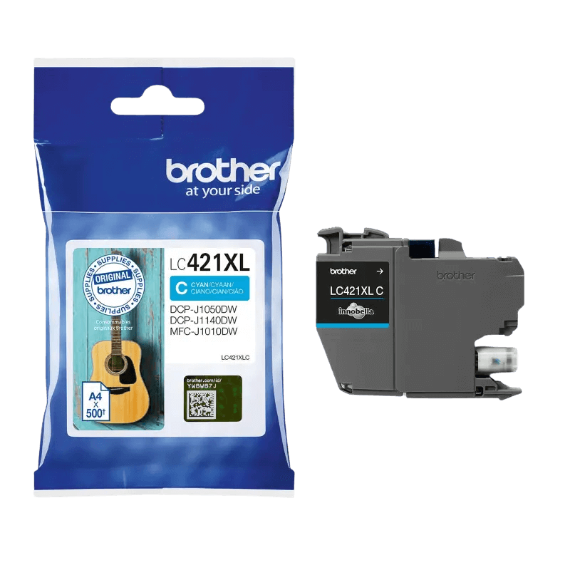 Brother Original LC421C cyan blækpatron | Indhold: 200 sider