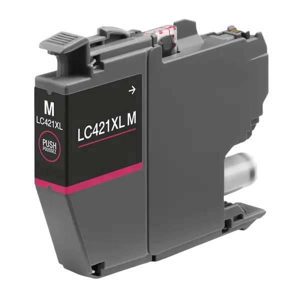 PixoJet Brother LC421XLM magenta blækpatron | Indhold: 500 sider