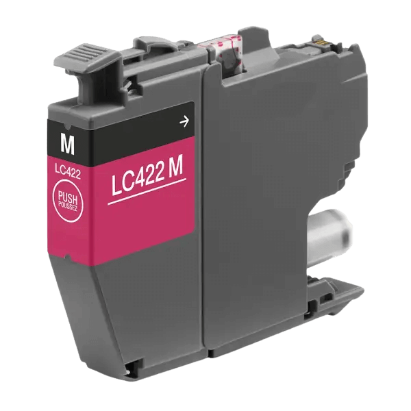 PixoJet Brother LC422M magenta blækpatron | Indhold: 550 sider