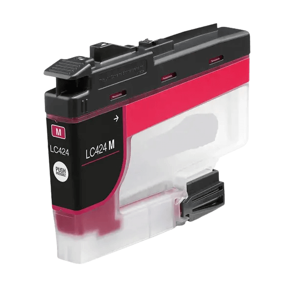 PixoJet Brother LC424M magenta blækpatron | Indhold: 750 sider