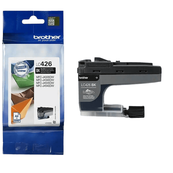 Brother Original LC426BK sort blækpatron | Indhold: 3000 sider