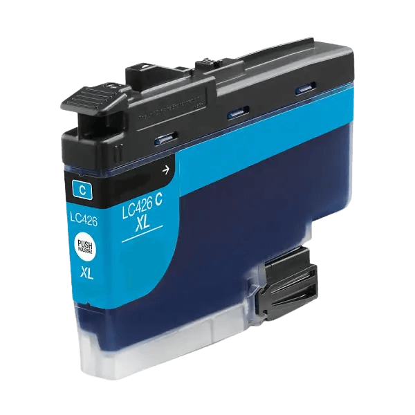 PixoJet Brother LC426XLC cyan blækpatron | Indhold: 5000 sider