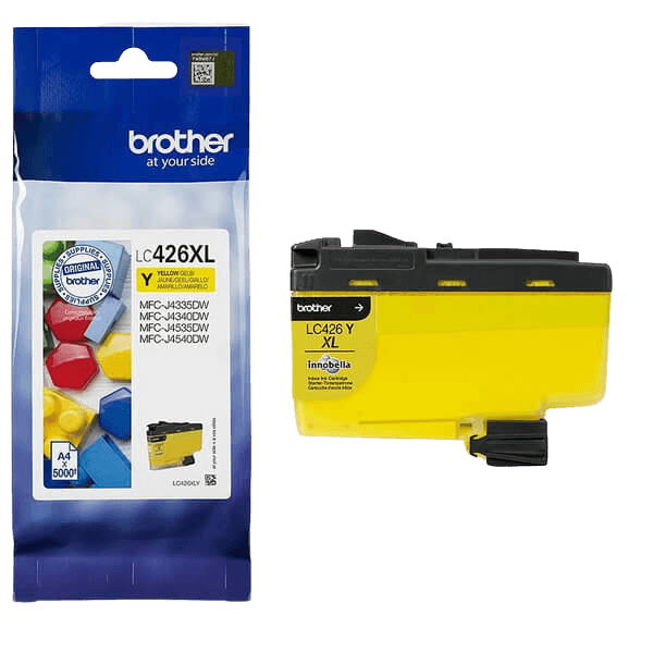 Brother Original LC426XLY gul blækpatron | Indhold: 5000 sider