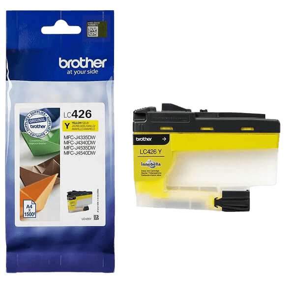 Brother Original LC426Y gul blækpatron | Indhold: 1500 sider