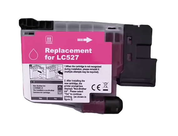 PixoJet Brother LC527M magenta blækpatron | Indhold: 900 sider
