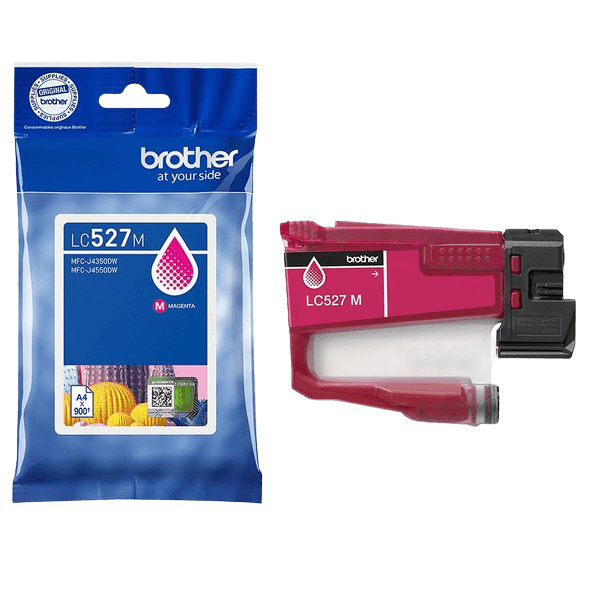 Brother Original LC527M magenta blækpatron | Indhold: 900 sider