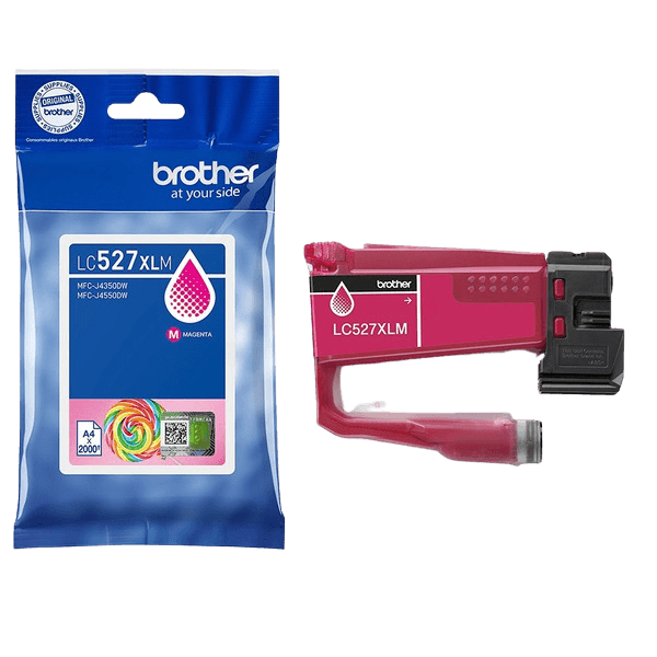 Brother Original LC527XLM magenta blækpatron | Indhold: 2000 sider