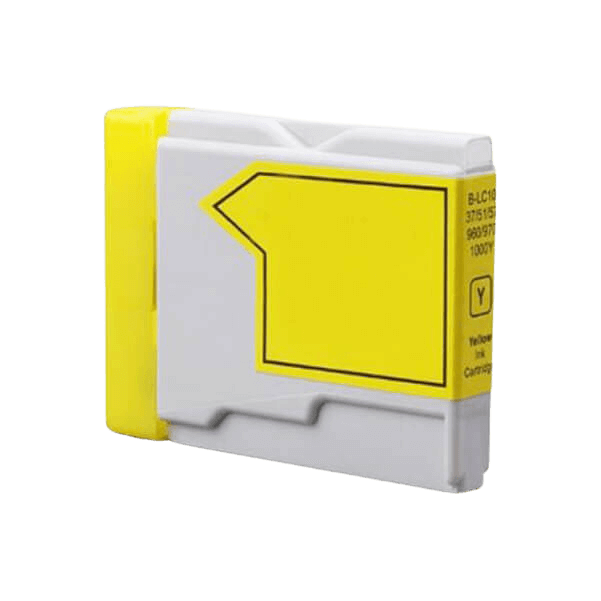 PixoJet Brother LC970Y gul blækpatron | Indhold: 12 ml.