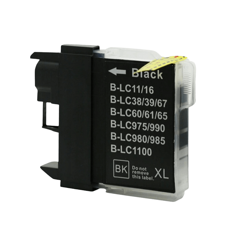PixoJet Brother LC985BK sort blækpatron | Indhold: 12 ml.