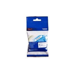 Brother Original MK223BZ 9 mm x 8 m Blå tekst / Hvid tape