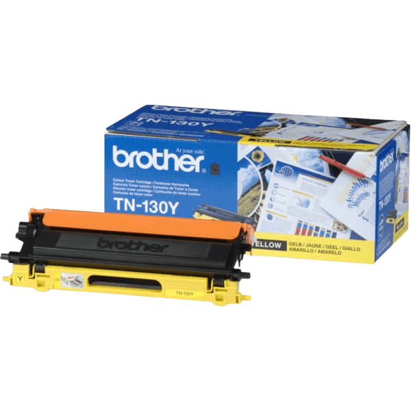 Brother Original TN130Y gul toner | Indhold: 1500 sider