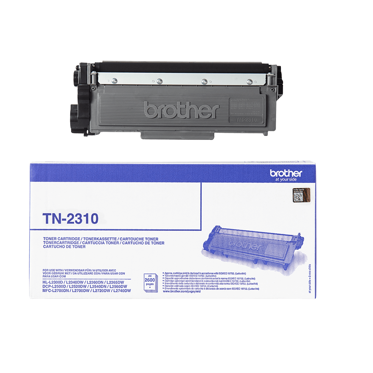 Brother Original TN2310 sort toner | Indhold: 1200 sider