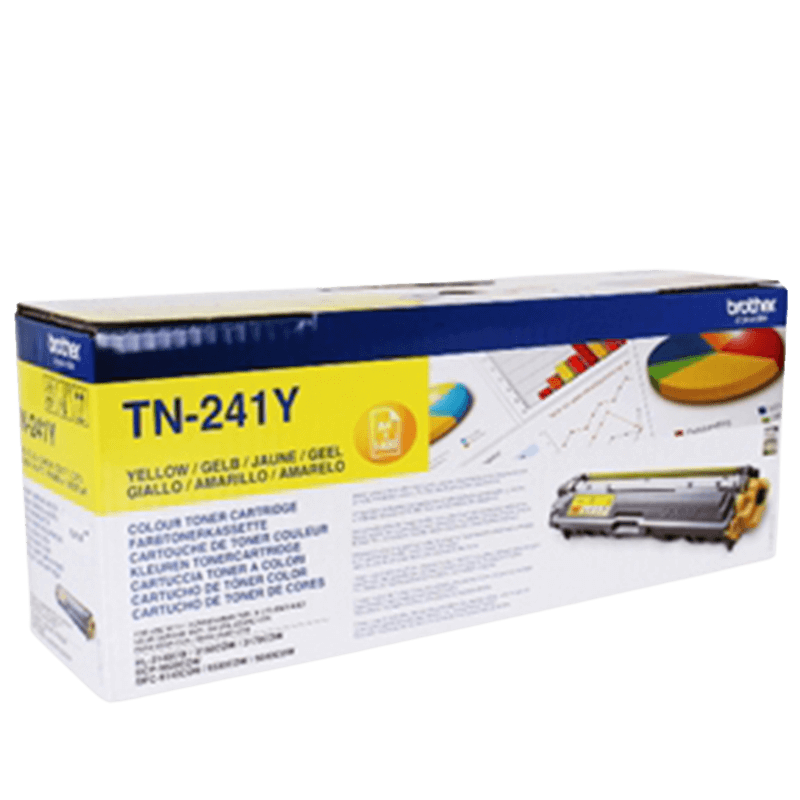 Brother Original TN241Y gul toner | Indhold: 1400 sider