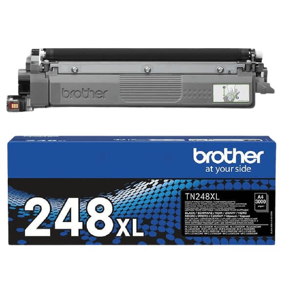 Brother Original TN248XLBK sort toner | Indhold: 3000 sider