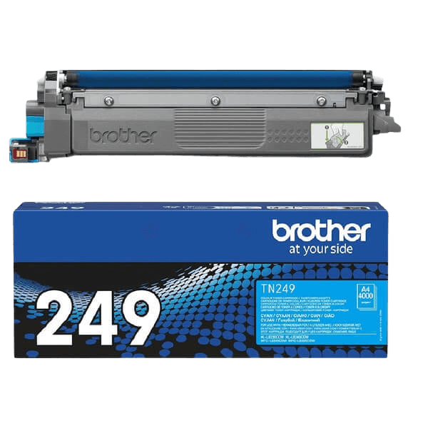 Brother Original TN249C XXL cyan toner | Indhold: 4000 sider