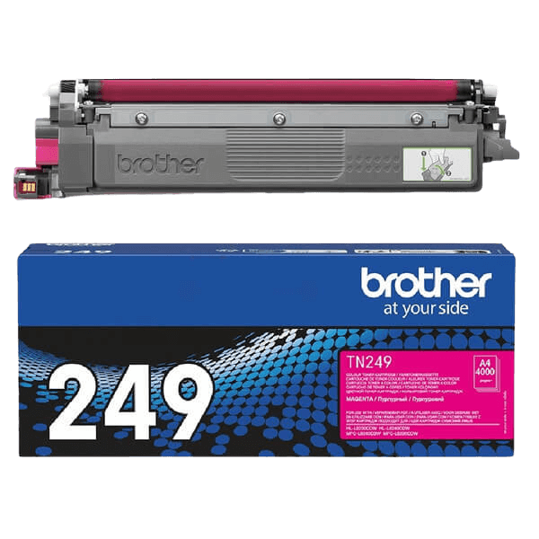 Brother Original TN249M XXL magenta toner | Indhold: 4000 sider