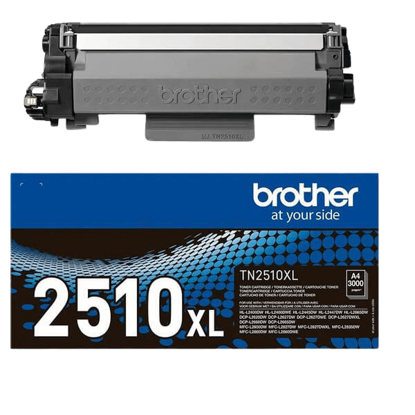 Brother Original TN2510XL sort toner | Indhold: 3000 sider