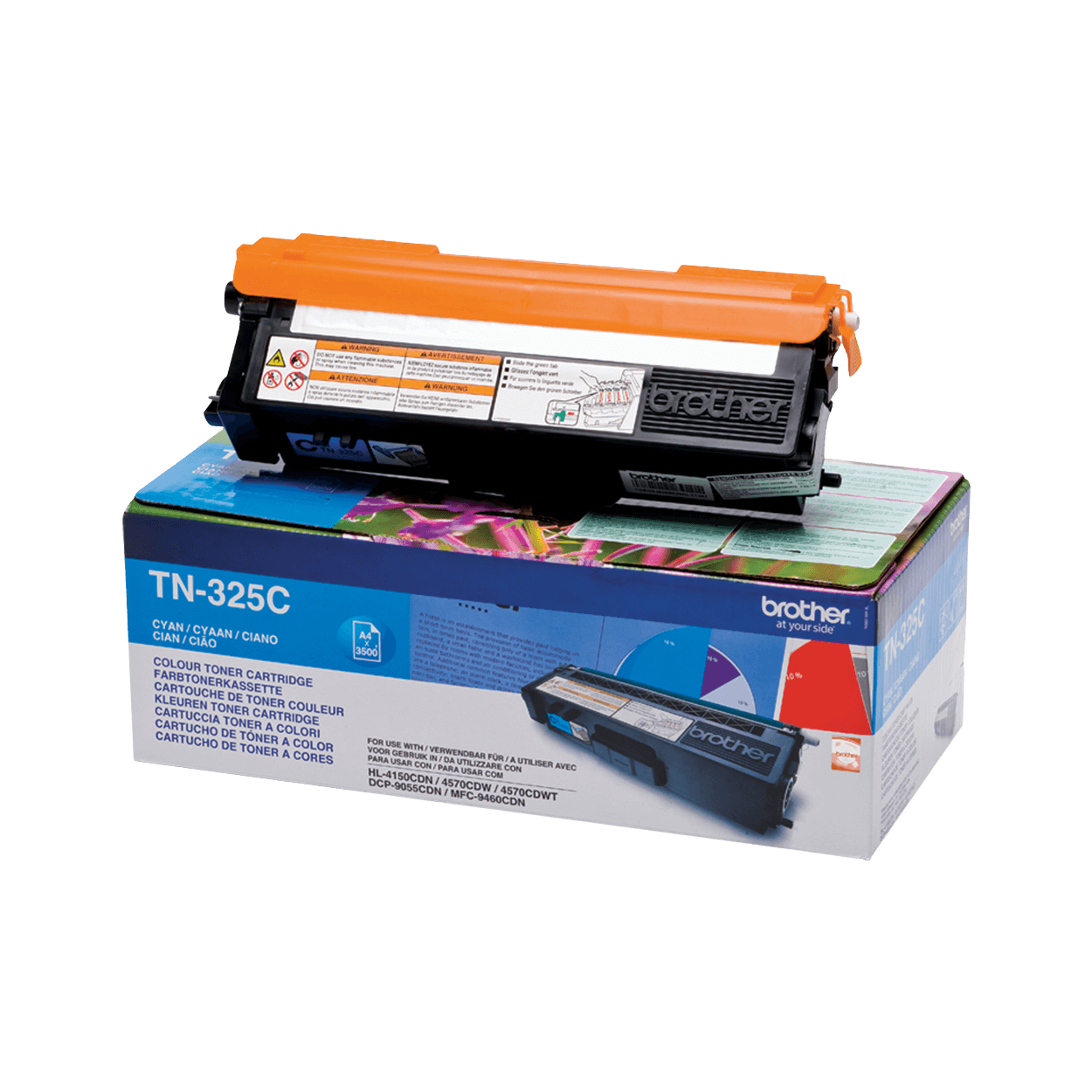 Brother Original TN325C XL cyan toner | Indhold: 3500 sider