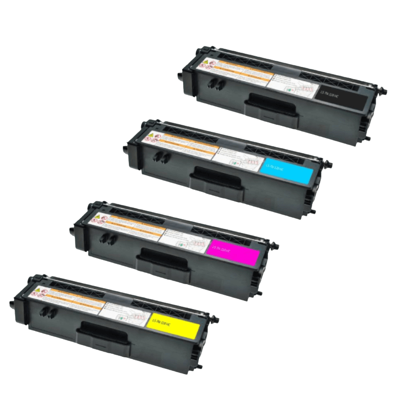 PixoJet Brother TN328 XXL rabatpakke - 4 stk.