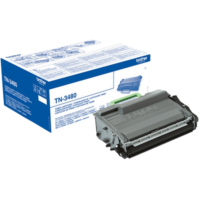 Brother Original TN3480 XL sort toner | Indhold: 8000 sider