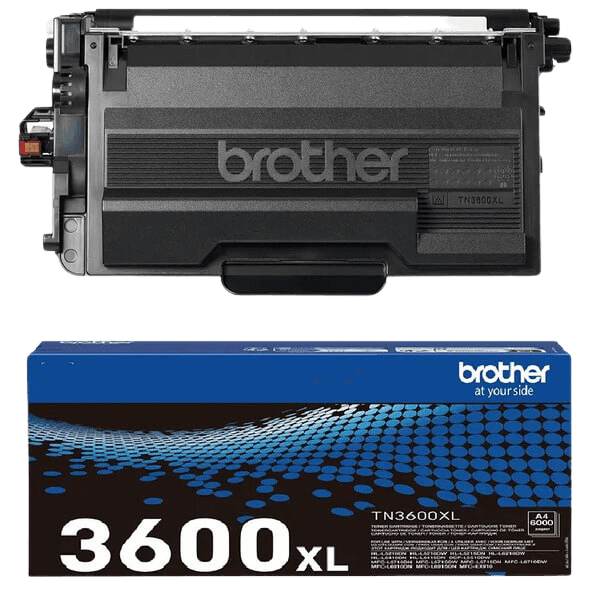Brother Original TN3600XL sort toner | Indhold: 6000 sider