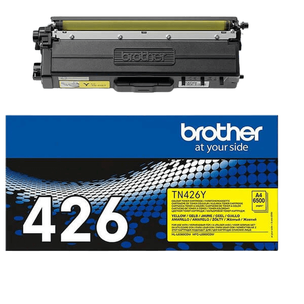 Brother Original TN426Y XXL gul toner | Indhold: 6500 sider