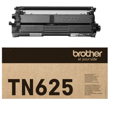 Brother Original TN625BK sort toner | Indhold: 3000 sider