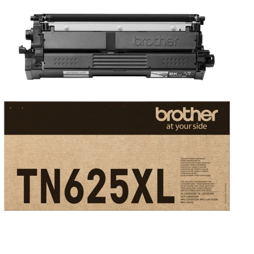 Brother Original TN625XLBK sort toner | Indhold: 5500 sider