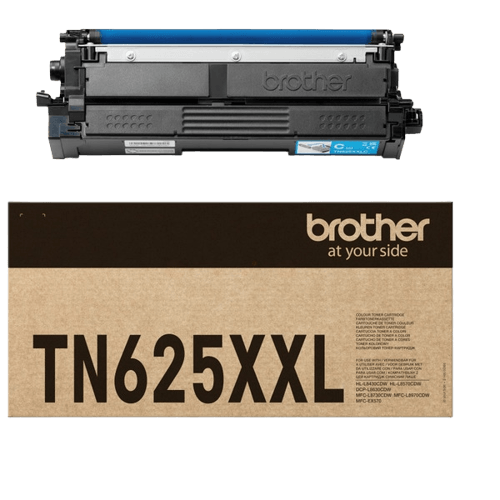Brother Original TN625XXLC XXL cyan toner | Indhold: 6500 sider