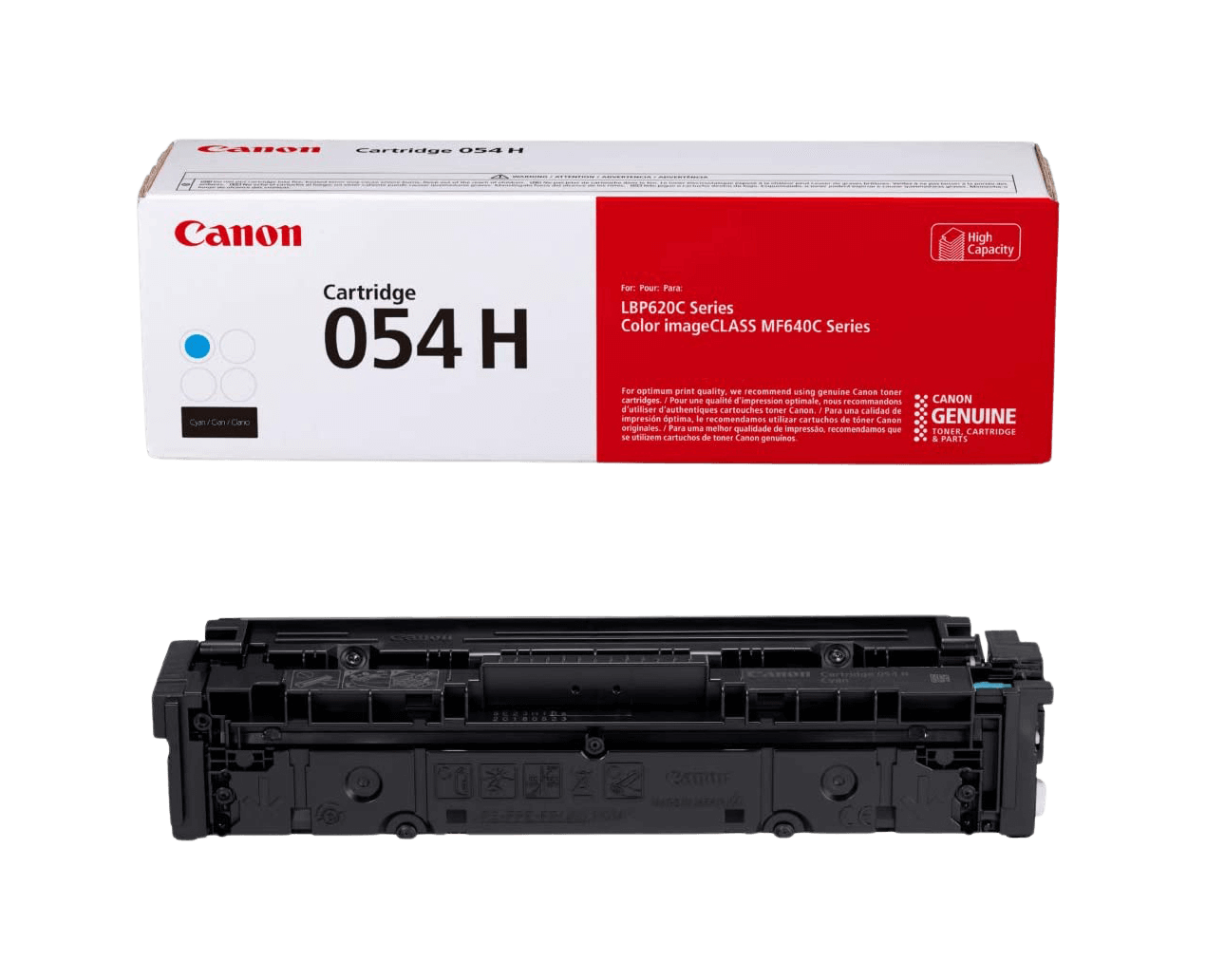 Canon Original 054H 3027C002 XL cyan toner | Indhold: 2300 sider