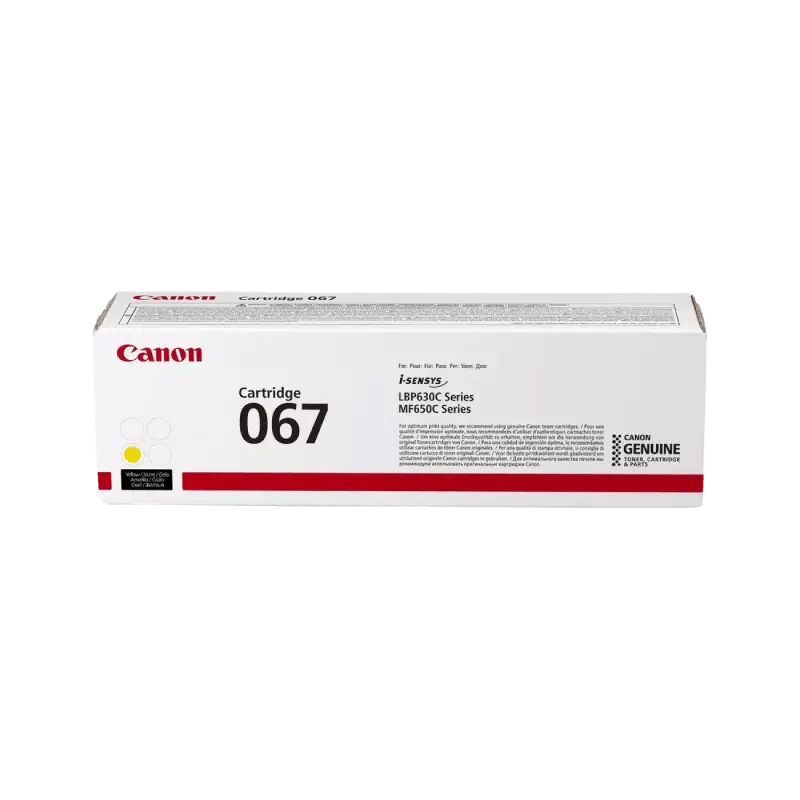 Canon Original 067 5099C002 gul toner | Indhold: 1250 sider