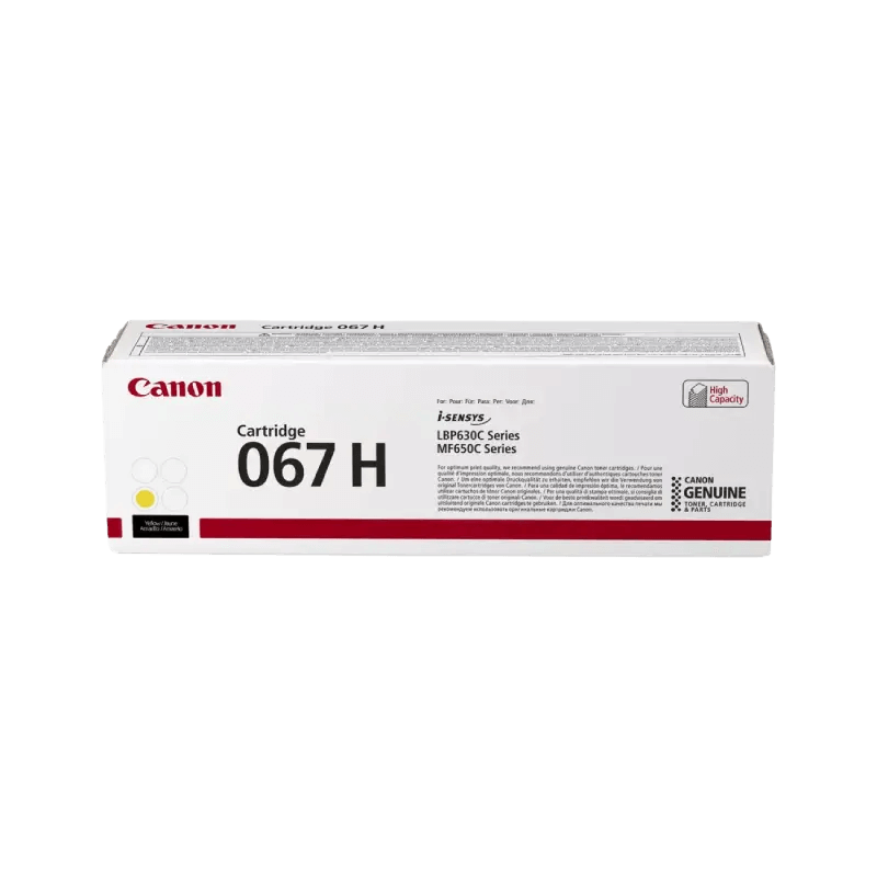 Canon Original 067H 5103C002 XL gul toner | Indhold: 2350 sider