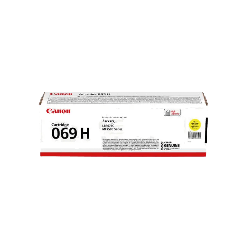 Canon Original 069H 5095C002 XL gul toner | Indhold: 5500 sider