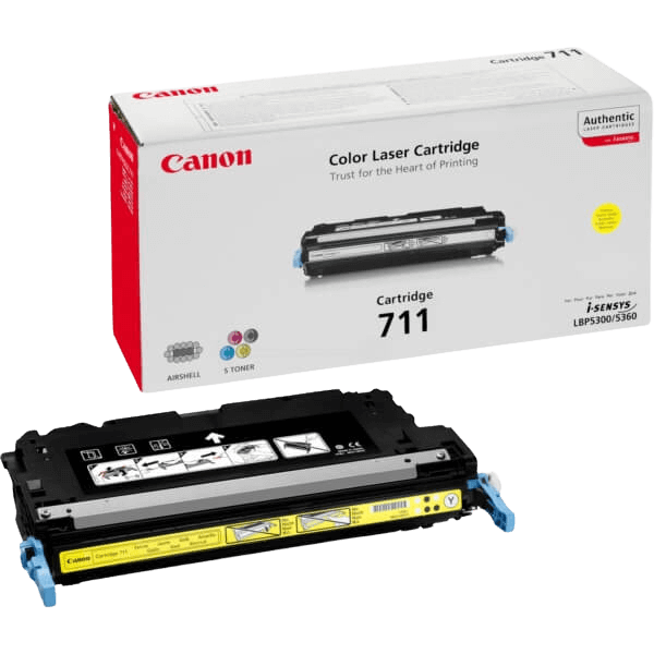 Canon Original 711Y 1657B002 gul toner | Indhold: 6000 sider
