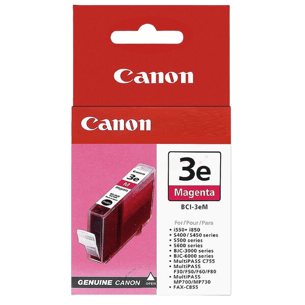 Canon Original BCI-3eM 4481A002 XL magenta blækpatron | Indhold: 14 ml.